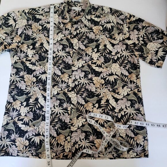 Pierre Cardin Hawaiian Shirt Large - Picture 9 of 11